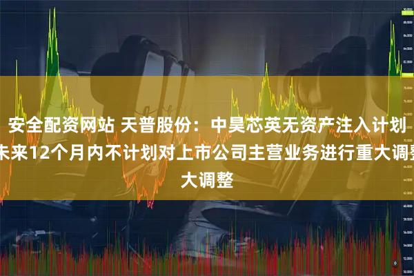 安全配资网站 天普股份：中昊芯英无资产注入计划 未来12个月内不计划对上市公司主营业务进行重大调整
